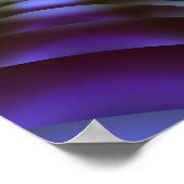 Mandelbrot spiral fractal poster (Hoek)