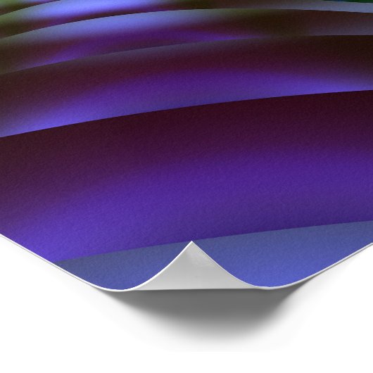 Mandelbrot spiral fractal poster (Hoek)