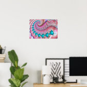 Mandelbrot Spiral Poster (Thuiskantoor)