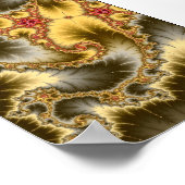 Mandelbrot Spiral Poster (Hoek)