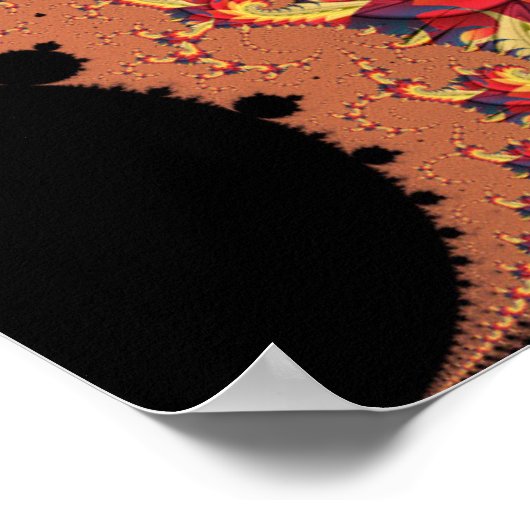 Mandelbrot Spirals Poster (Hoek)