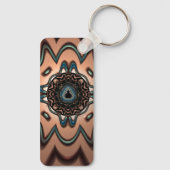 Mandelbrot Splash - Sleutelhanger (Achterkant)