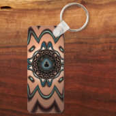 Mandelbrot Splash - Sleutelhanger (Achterkant)