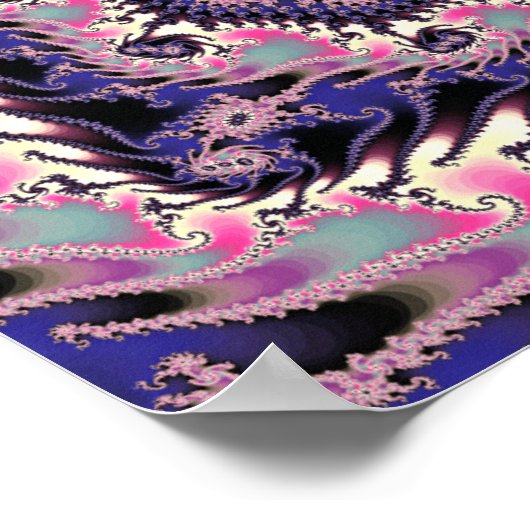 Mandelbrot Square Fractal Poster (Hoek)