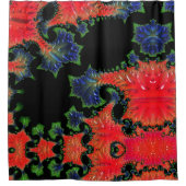 Mandelbrot Tuin Douchegordijn (Voorkant)