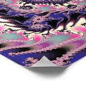 Mandelbrot vierkante fractal poster (Hoek)