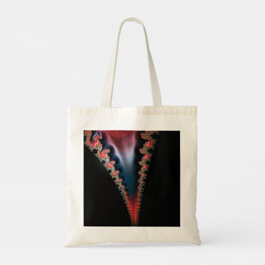 Mandelbrot Zip Budget Canvas tas (Achterkant)