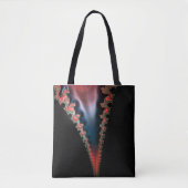 Mandelbrot Zip-Canvas tas (Voorkant)