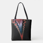 Mandelbrot Zip-Canvas tas (Achterkant)