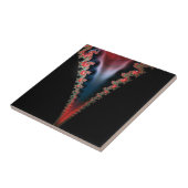 Mandelbrot Zip Keramische Tegel Tegeltje (Zijkant)
