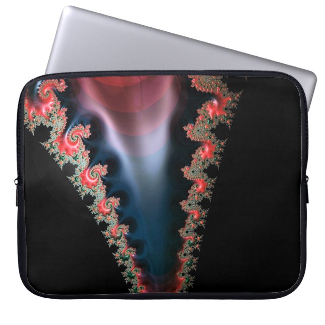 Mandelbrot Zip-laptophoes Laptop Sleeve (Voorkant)