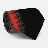 Mandelbrot Zip-Stropdas Stropdas (Opgerold)