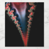 Mandelbrot Zip-wijnlabels Wijn Etiket (Enkel label)