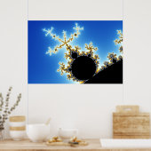 Mandelbrot Zoom A01 Poster (Keuken)