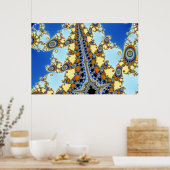 Mandelbrot Zoom C05 Poster (Keuken)