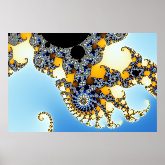 Mandelbrot Zoom D03 Poster (Voorkant)