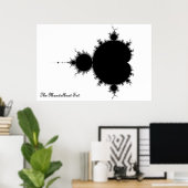Mandelbrotset Poster (Thuiskantoor)