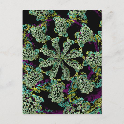 Mandelbulb Fractel 2 Briefkaart (Voorkant)