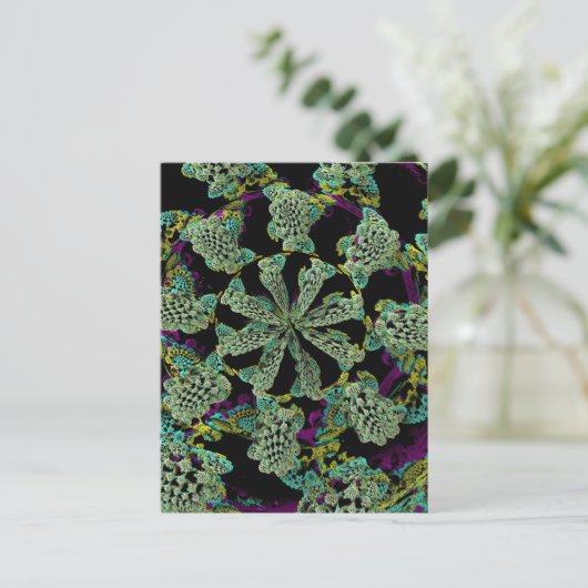 Mandelbulb Fractel 2 Briefkaart (Staand voorkant)