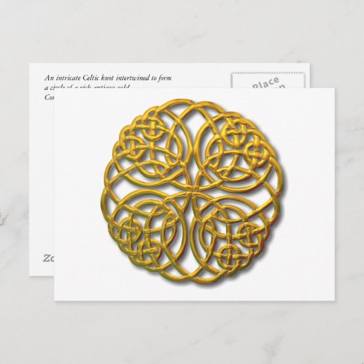 Mandella gold briefkaart (Voorkant / Achterkant)