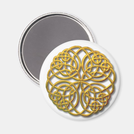 Mandella gold magneet (Voorkant / Achterkant)