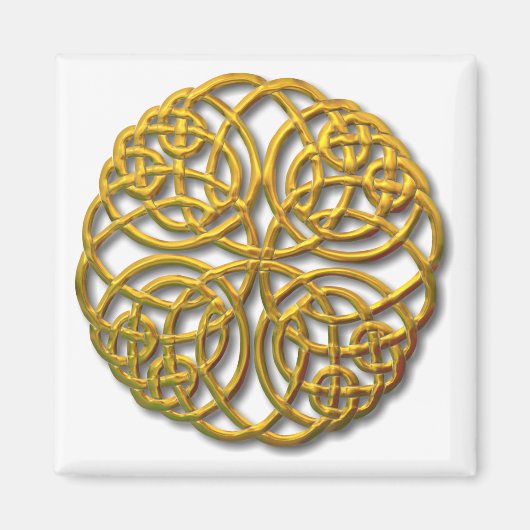 Mandella gold magneet (Voorkant)