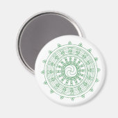 mandella groen magneet (Voorkant / Achterkant)