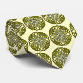 Mandella groen stropdas (Opgerold)