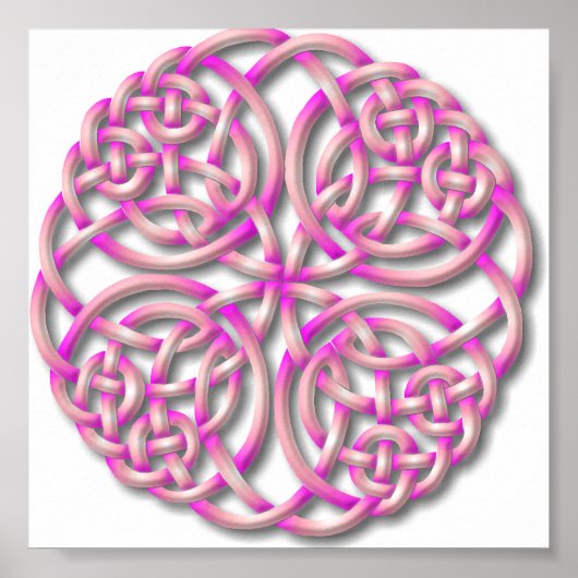 Mandella roze poster (Voorkant)