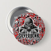 MANDEM COLLECTIE SILVERBCKK OFFICIËLE TTV 7.5 CM R RONDE BUTTON 7,6 CM (Voorkant /achterkant)