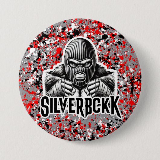 MANDEM COLLECTIE SILVERBCKK OFFICIËLE TTV 7.5 CM R RONDE BUTTON 7,6 CM (Voorkant)