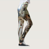 Manden in een keukenwinkel creëren natuurlijke kle leggings (Rechts)