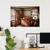 Mandenvlechter - Het huis van de mandenvlechter Poster (Thuiskantoor)
