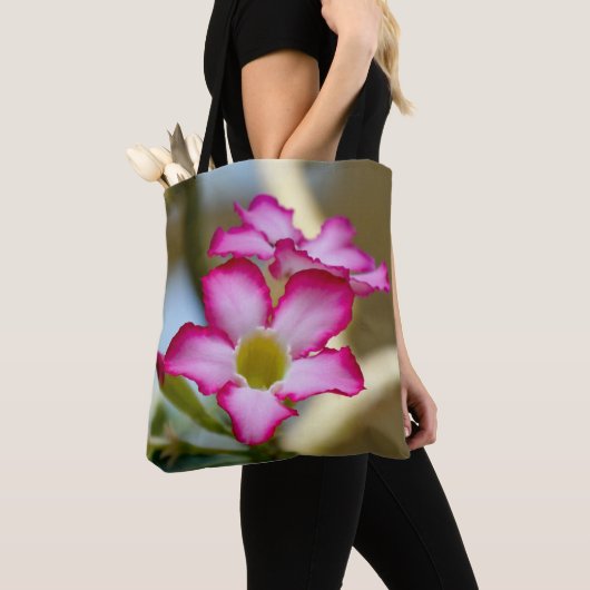 Mandevilla Flower Canvas tas (Dichtbij)