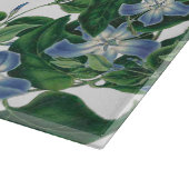 Mandevilla Flowers Hummingbird Birds Cutting Board Snijplank (Hoek)