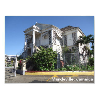 Mandeville, Manchester, Jamaica Foto Afdruk