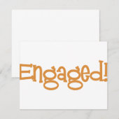 Mandi-Engaged-Orng Aankondiging (Voorkant / Achterkant)