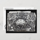 Mandible Death Operator van Brian Benson Briefkaar Briefkaart (Voorkant / Achterkant)