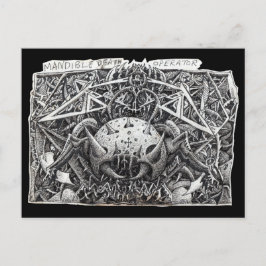 Mandible Death Operator van Brian Benson Briefkaar Briefkaart
