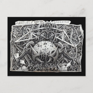 Mandible Death Operator van Brian Benson Briefkaart