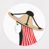 Mandil en Chachiya: Symbolen van Jebala-identiteit Labels (Design 2)