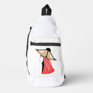 Mandil w Chachiya: Symbolen van Jebala-identiteit Sling Bag