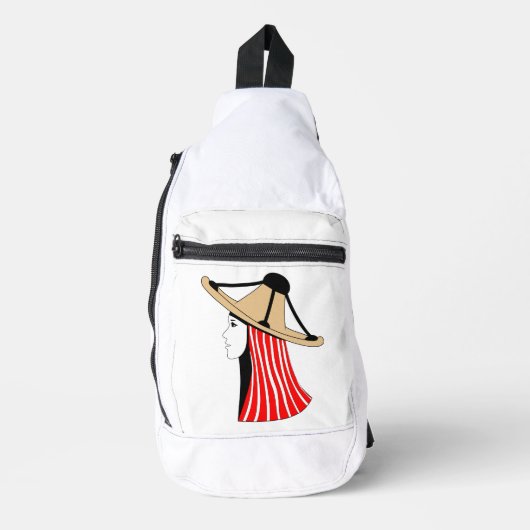 Mandil w Chachiya: Symbolen van Jebala-identiteit Sling Bag (Voorkant)