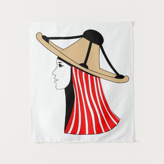 Mandil w Chachiya: Symbolen van Jebala-identiteit Wandkleed (Voorkant)