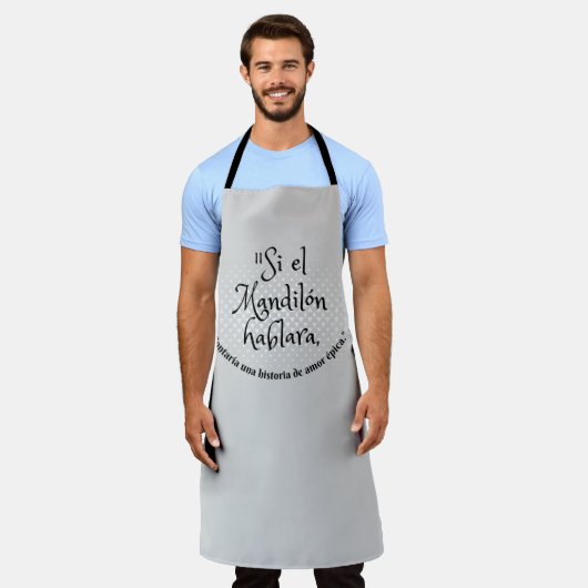 mandilon citaat schort (Gedragen)