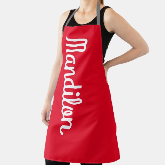 mandilon delantar rojo schort (Insitu)