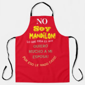 mandilon schort (Voorkant)