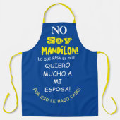 mandilon schort (Voorkant)