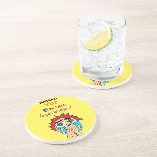 mandilon ? zandsteen onderzetter (Zijkant)