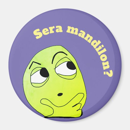 mandilonmeme Groot, 3 inch cirkelmagneet Magneet (Voorkant)